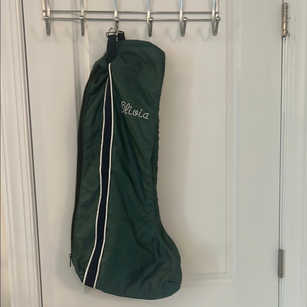 Green Riding Boot Cover/Travel Bag